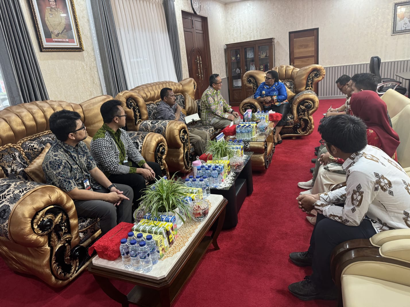 Pertemuan BI Kantor Wilayah Papua bersama Pemerintah Provinsi Papua Tengah