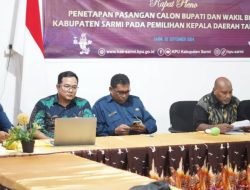 Memenuhi syarat KPU Sarmi Tetapkan Tiga Paslon berkompetisi dalam Pilkada 2024.