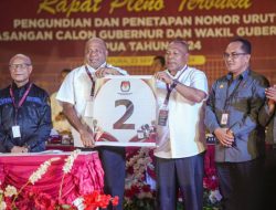 Dua paslon Pilkada Papua cabut no urut, Mari-YO sebut Nomor 2 adalah Pemberian Tuhan,