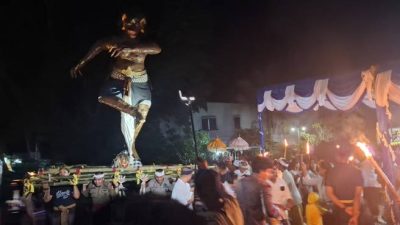 Sambut Nyepi Umat Hindu Mimika Gelar Tawur Agung Kesanga dan Pawai Ogoh-Ogoh 