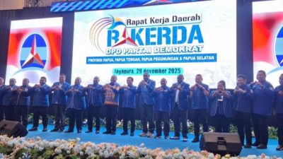 Rakerda 4 DPD Partai Demokrat se-Papua Perkuat Konsolidasi dan Dukung Pembangunan Nasional