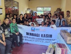 BRI BO Jayapura dan PKK BRI Tebar Kasih Natal di Dua Panti Asuhan