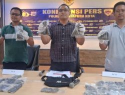 Polresta Jayapura Ungkap Tiga Kasus Narkotika, Empat Tersangka Diamankan
