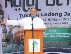 Tukang Ledeng Jayapura Gelar Halal Bi Halal, Perkuat Silaturahmi 