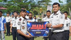 Ditjenpas Papua FC Raih Juara Mini Soccer, Jadi Kado Ulang Tahun Kakanwil