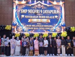 SMP Negeri 9 Jayapura Luluskan 348 Siswa, Semua Raih Kelulusan 100%