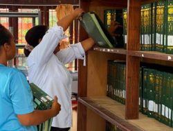 Kantah Sarmi Lakukan Penataan Arsip Warkah, Buku Tanah dan Surat Ukur 