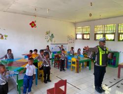 Ditlantas Polda Papua Tanamkan Budaya Tertib Lalu Lintas Sejak Usia Dini